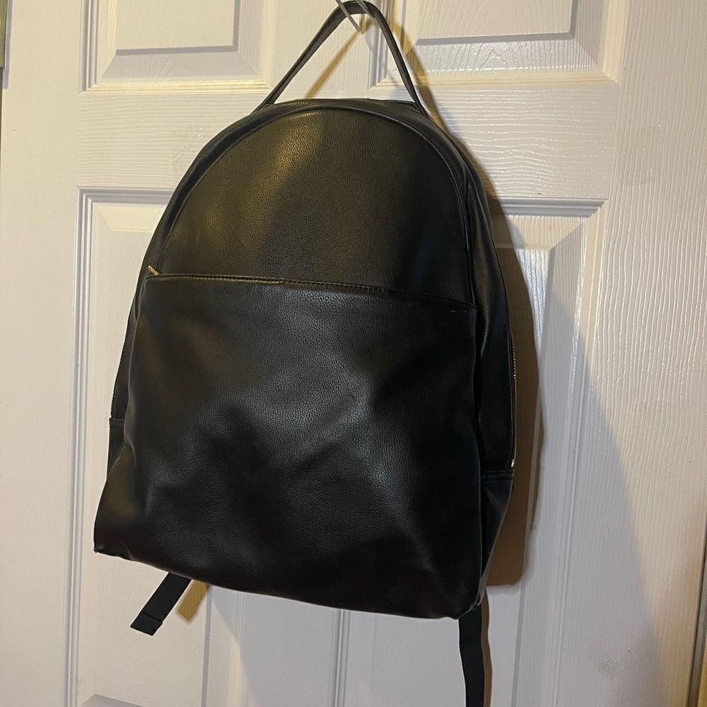 Pottery Barn Kids synthetic black large backpack with padded laptop compartment